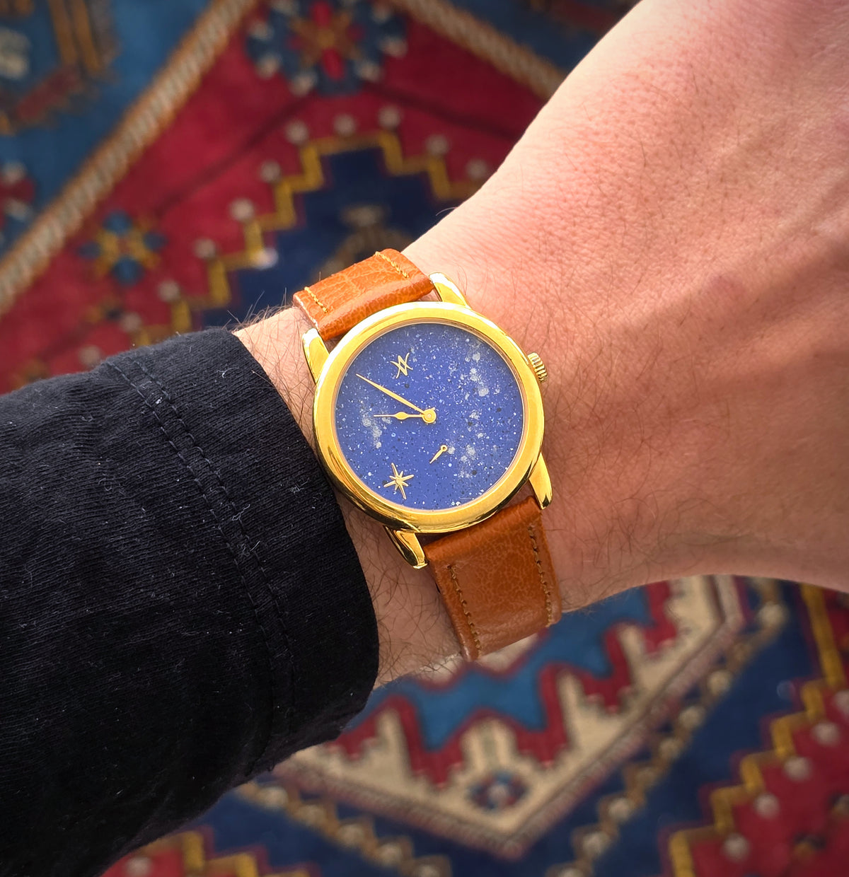 95. Midnight Galaxy Gold watch