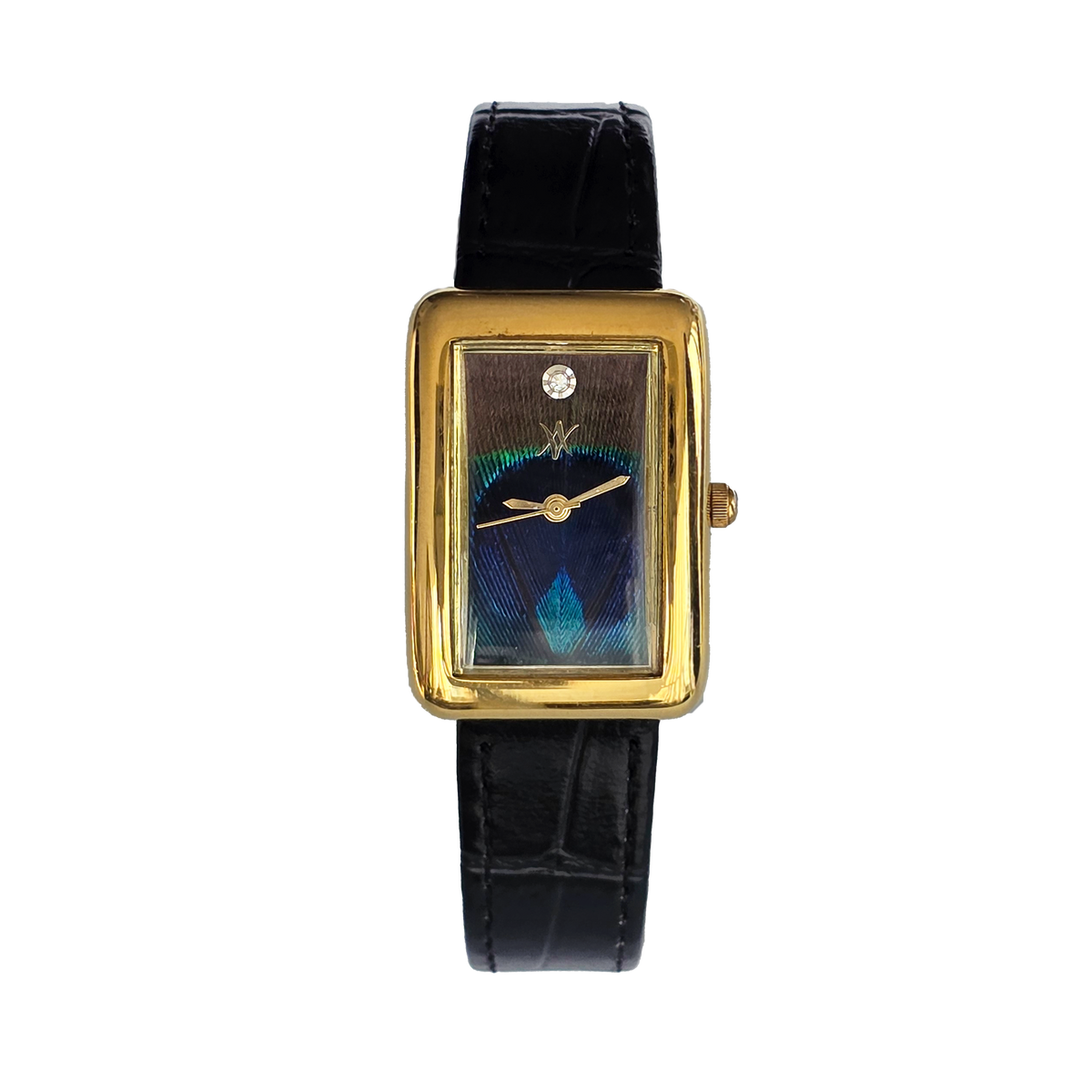 97. Peacock feather watch
