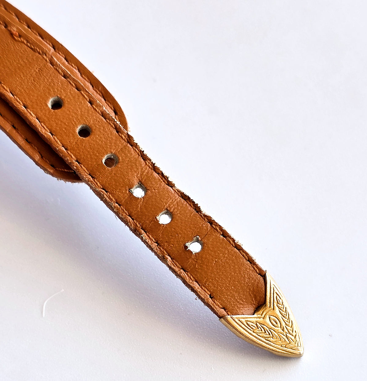 144. The Lone Rider Gold plated watch