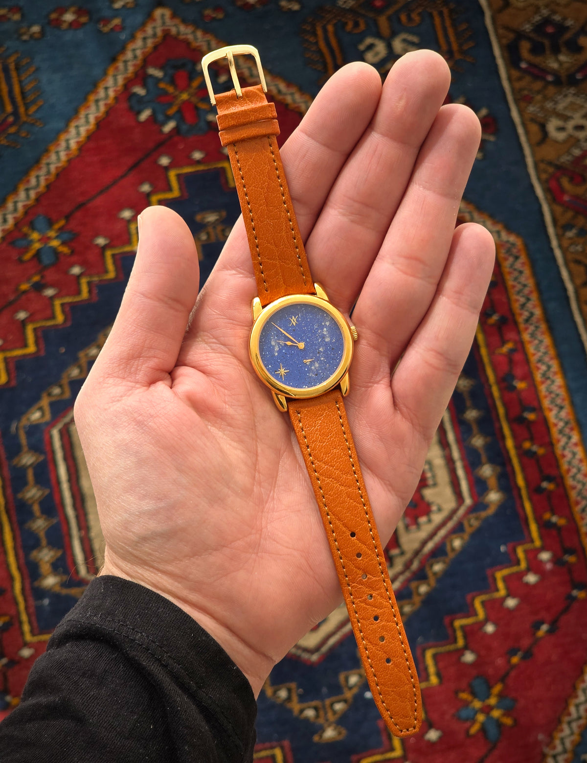 95. Midnight Galaxy Gold watch