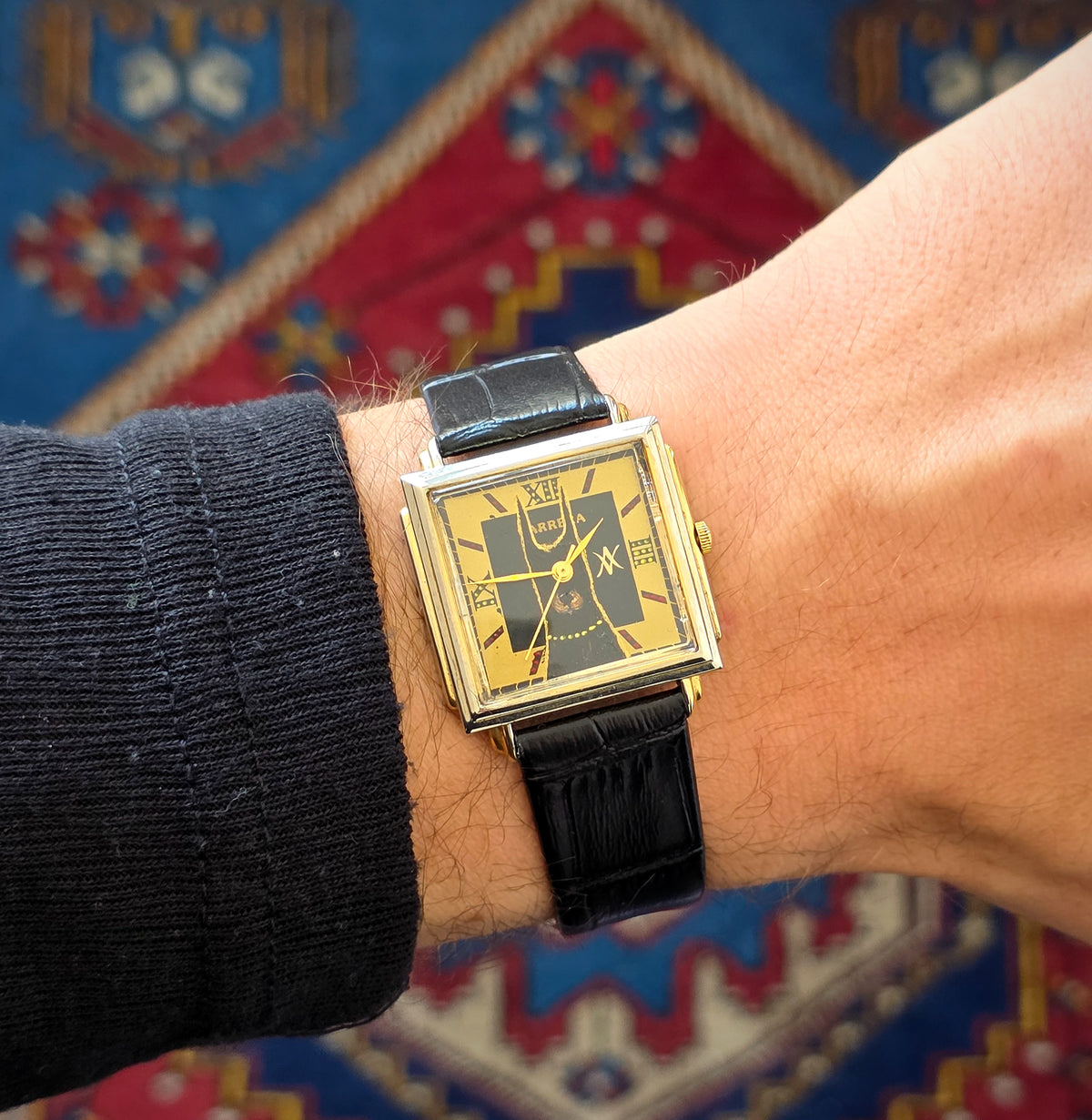 116. The Doberman Golden watch