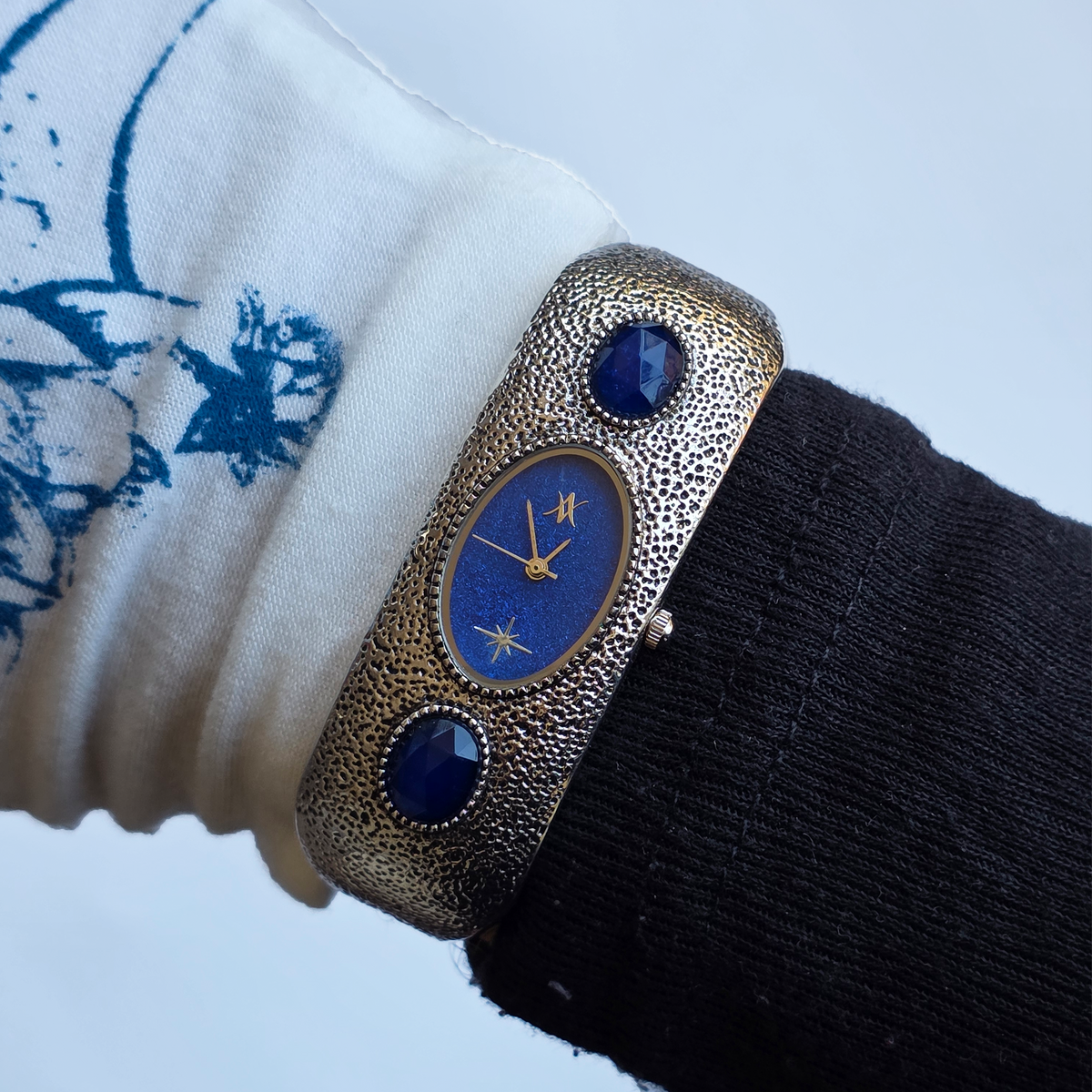 157. Universe Blue Ladies Stone Bracelet